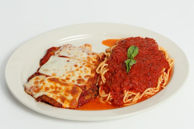 Chicken Parmigiana.