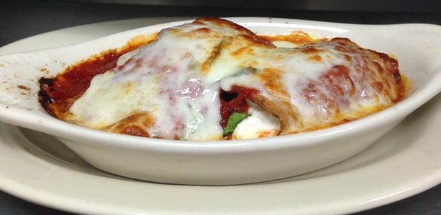 Eggplant Florentine.
